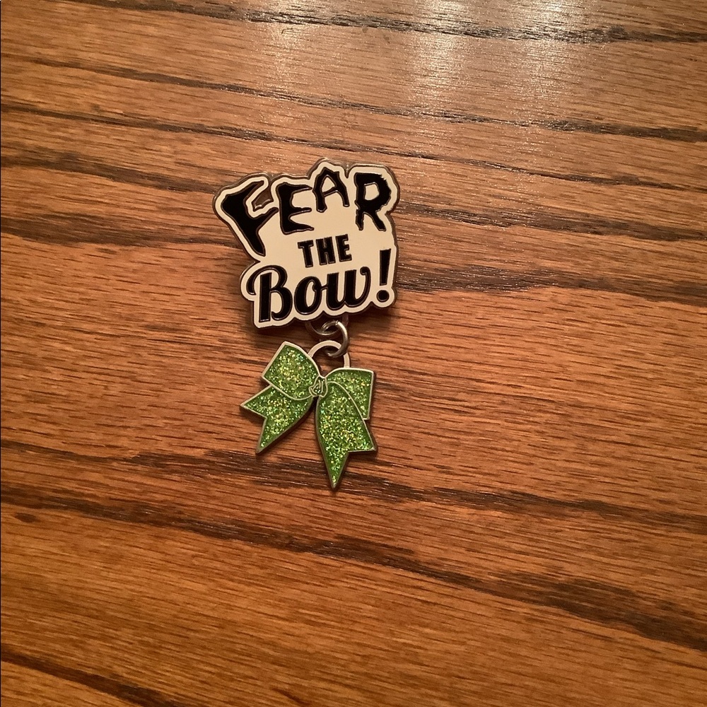 Fear the Bow Cheerleading Trading Pin